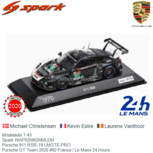 Modelauto 1:43 | Spark WAP0209020MLEM | Porsche 911 RSR-19 LMGTE-PRO | Porsche GT Team 2020 #92 France / Le Mans 24 Hours Modelauto 1:43 | Spark WAP0209020MLEM | Porsche 911 RSR-19 LMGTE-PRO | Porsche GT Team 2020 #92 France / Le Mans 24 Hours