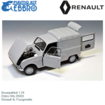 Bouwpakket 1:24 | Ebbro Kits 25003 | Renault 4L Fourgonette Bouwpakket 1:24 | Ebbro Kits 25003 | Renault 4L Fourgonette