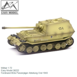 Militair 1:72 | Easy Model 36222 | Ferdinand 653e Panzerjäger Abteilung Orel 1943 Militair 1:72 | Easy Model 36222 | Ferdinand 653e Panzerjäger Abteilung Orel 1943