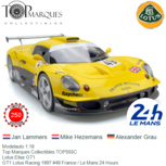Modelauto 1:18 | Top Marques Collectibles TOP055C | Lotus Elise GT1 | GT1 Lotus Racing 1997 #49 France / Le Mans 24 Hours Modelauto 1:18 | Top Marques Collectibles TOP055C | Lotus Elise GT1 | GT1 Lotus Racing 1997 #49 France / Le Mans 24 Hours