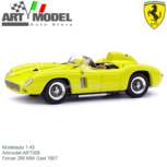 Modelauto 1:43 | Artmodel ART058 | Ferrari 290 MM Geel 1957 Modelauto 1:43 | Artmodel ART058 | Ferrari 290 MM Geel 1957