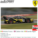 Modelauto 1:43 | Looksmart LSRC109 | Ferrari 488 GT3 | Iron Lynx Motorsport Lab 2021 #71 Belgium / Spa-Francorchamps / 24 Hours Modelauto 1:43 | Looksmart LSRC109 | Ferrari 488 GT3 | Iron Lynx Motorsport Lab 2021 #71 Belgium / Spa-Francorchamps / 24 Hours
