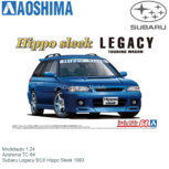 Modelauto 1:24 | Aoshima TC 64 | Subaru Legacy BG5 Hippo Sleek 1993 Modelauto 1:24 | Aoshima TC 64 | Subaru Legacy BG5 Hippo Sleek 1993