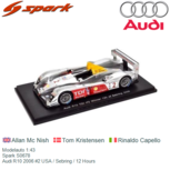 Modelauto 1:43 | Spark S0678 | Audi R10 2006 #2 USA / Sebring / 12 Hours Modelauto 1:43 | Spark S0678 | Audi R10 2006 #2 USA / Sebring / 12 Hours