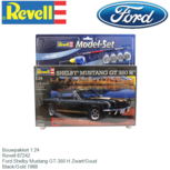 Bouwpakket 1:24 | Revell 67242 | Ford Shelby Mustang GT-350 H Zwart/Goud | Black/Gold 1968 Bouwpakket 1:24 | Revell 67242 | Ford Shelby Mustang GT-350 H Zwart/Goud | Black/Gold 1968