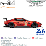 Bouwpakket 1:24 | Profil 24 P24130 | Aston Martin Vantage | TF Sport 2020 #90 France / Le Mans 24 Hours Bouwpakket 1:24 | Profil 24 P24130 | Aston Martin Vantage | TF Sport 2020 #90 France / Le Mans 24 Hours