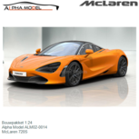 Bouwpakket 1:24 | Alpha Model ALM02-0014 | McLaren 720S Bouwpakket 1:24 | Alpha Model ALM02-0014 | McLaren 720S