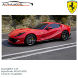 Bouwpakket 1:24 | Alpha Model ALM02-0008 | Ferrari 812 Superfast Bouwpakket 1:24 | Alpha Model ALM02-0008 | Ferrari 812 Superfast