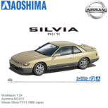 Modelauto 1:24 | Aoshima MC013 | Nissan Silvia PS13 1988 Japan Modelauto 1:24 | Aoshima MC013 | Nissan Silvia PS13 1988 Japan