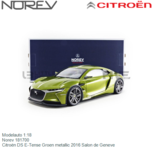 Modelauto 1:18 | Norev 181700 | Citroën DS E-Tense Groen metallic 2016 Salon de Geneve Modelauto 1:18 | Norev 181700 | Citroën DS E-Tense Groen metallic 2016 Salon de Geneve