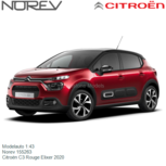 Modelauto 1:43 | Norev 155263 | Citroën C3 Rouge Elixer 2020 Modelauto 1:43 | Norev 155263 | Citroën C3 Rouge Elixer 2020