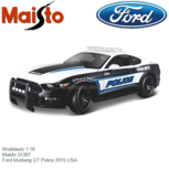 Modelauto 1:18 | Maisto 31397 | Ford Mustang GT Police 2015 USA Modelauto 1:18 | Maisto 31397 | Ford Mustang GT Police 2015 USA