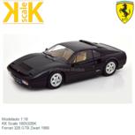 Modelauto 1:18 | KK Scale 180532BK | Ferrari 328 GTB Zwart 1985 Modelauto 1:18 | KK Scale 180532BK | Ferrari 328 GTB Zwart 1985