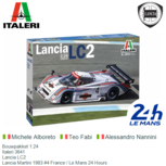 Bouwpakket 1:24 | Italeri 3641 | Lancia LC2 | Lancia Martini 1983 #4 France / Le Mans 24 Hours Bouwpakket 1:24 | Italeri 3641 | Lancia LC2 | Lancia Martini 1983 #4 France / Le Mans 24 Hours