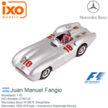 Modelauto 1:43 | IXO-Models GTM122 | Mercedes Benz W196 R Streamline | Mercedes 1955 #18 Italy / Autodromo Nazionale Monza Modelauto 1:43 | IXO-Models GTM122 | Mercedes Benz W196 R Streamline | Mercedes 1955 #18 Italy / Autodromo Nazionale Monza