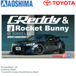 Bouwpakket 1:24 | Aoshima 05094 | Toyota 86 Greddy Rocket Bunny Black Bouwpakket 1:24 | Aoshima 05094 | Toyota 86 Greddy Rocket Bunny Black