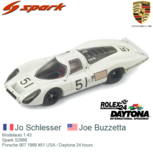 Modelauto 1:43 | Spark S2986 | Porsche 907 1968 #51 USA / Daytona 24 hours Modelauto 1:43 | Spark S2986 | Porsche 907 1968 #51 USA / Daytona 24 hours