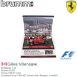 Modelauto 1:43 | Brumm S2101 | Ferrari 126CK Turbo | Scuderia Ferrari 1981 #27 Monte Carlo / Monaco Grand Pri Modelauto 1:43 | Brumm S2101 | Ferrari 126CK Turbo | Scuderia Ferrari 1981 #27 Monte Carlo / Monaco Grand Pri
