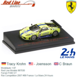Modelauto 1:87 | Red Line Models 987030 | Ferrari F430 GT | Risi Competition 2007 #99 France / Le Mans 24 Hours Modelauto 1:87 | Red Line Models 987030 | Ferrari F430 GT | Risi Competition 2007 #99 France / Le Mans 24 Hours
