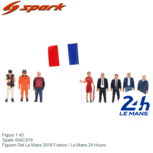 Figuur 1:43 | Spark 43AC014 | Figuren Set Le Mans 2018 France / Le Mans 24 Hours Figuur 1:43 | Spark 43AC014 | Figuren Set Le Mans 2018 France / Le Mans 24 Hours