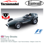 Modelauto 1:18 | Tecnomodel TM18-165A | Vanwall VW5 1958 #4 Belgium / Spa-Francorchamps / Belgium Grand Pirx Modelauto 1:18 | Tecnomodel TM18-165A | Vanwall VW5 1958 #4 Belgium / Spa-Francorchamps / Belgium Grand Pirx