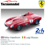 Modelauto 1:18 | Tecnomodel TM18-210B | Ferrari 335 S | Scuderia Ferrari 1957 #7 France / Le Mans 24 Hours Modelauto 1:18 | Tecnomodel TM18-210B | Ferrari 335 S | Scuderia Ferrari 1957 #7 France / Le Mans 24 Hours