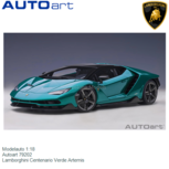 Modelauto 1:18 | Autoart 79202 | Lamborghini Centenario Verde Artemis Modelauto 1:18 | Autoart 79202 | Lamborghini Centenario Verde Artemis