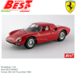 Modelauto 1:43 | Best BEST9008/2 | Ferrari 250 LM Prova Red 1964 Modelauto 1:43 | Best BEST9008/2 | Ferrari 250 LM Prova Red 1964