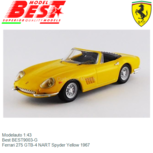Modelauto 1:43 | Best BEST9003-G | Ferrari 275 GTB-4 NART Spyder Yellow 1967 Modelauto 1:43 | Best BEST9003-G | Ferrari 275 GTB-4 NART Spyder Yellow 1967