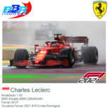 Modelauto 1:43 | BBR Models BBRC260ARAIN | Ferrari SF21 | Scuderia Ferrari 2021 #16 Emilia Romagna Modelauto 1:43 | BBR Models BBRC260ARAIN | Ferrari SF21 | Scuderia Ferrari 2021 #16 Emilia Romagna