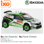 Modelauto 1:43 | IXO-Models RAM717 | Skoda Fabia R5 EVO 2019 #24 Portugal / Rally Portugal Modelauto 1:43 | IXO-Models RAM717 | Skoda Fabia R5 EVO 2019 #24 Portugal / Rally Portugal