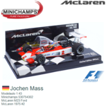 Modelauto 1:43 | Minichamps 530754302 | McLaren M23 Ford | McLaren 1975 #2 Modelauto 1:43 | Minichamps 530754302 | McLaren M23 Ford | McLaren 1975 #2