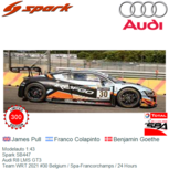 Modelauto 1:43 | Spark SB447 | Audi R8 LMS GT3 | Team WRT 2021 #30 Belgium / Spa-Francorchamps / 24 Hours Modelauto 1:43 | Spark SB447 | Audi R8 LMS GT3 | Team WRT 2021 #30 Belgium / Spa-Francorchamps / 24 Hours