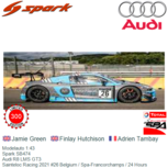 Modelauto 1:43 | Spark SB474 | Audi R8 LMS GT3 | Sainteloc Racing 2021 #26 Belgium / Spa-Francorchamps / 24 Hours Modelauto 1:43 | Spark SB474 | Audi R8 LMS GT3 | Sainteloc Racing 2021 #26 Belgium / Spa-Francorchamps / 24 Hours