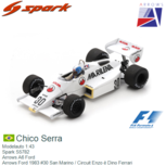 Modelauto 1:43 | Spark S5782 | Arrows A6 Ford | Arrows Ford 1983 #30 San Marino / Circuit Enzo é Dino Ferrari Modelauto 1:43 | Spark S5782 | Arrows A6 Ford | Arrows Ford 1983 #30 San Marino / Circuit Enzo é Dino Ferrari