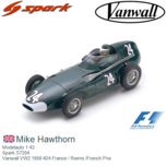 Modelauto 1:43 | Spark S7204 | Vanwall VW2 1956 #24 France / Reims /French Prix Modelauto 1:43 | Spark S7204 | Vanwall VW2 1956 #24 France / Reims /French Prix