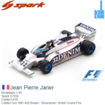 Modelauto 1:43 | Spark S7250 | Osella FA1B | Osella Ford 1981 #32 Britain / Silverstone / British Grand Prix Modelauto 1:43 | Spark S7250 | Osella FA1B | Osella Ford 1981 #32 Britain / Silverstone / British Grand Prix