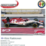 Modelauto 1:18 | Minichamps 110200107 | Alfa Romeo C39 | Alfa Romeo Racing F1 2020 #7 Oostenrijk Modelauto 1:18 | Minichamps 110200107 | Alfa Romeo C39 | Alfa Romeo Racing F1 2020 #7 Oostenrijk