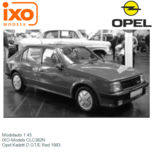 Modelauto 1:43 | IXO-Models CLC382N | Opel Kadett D GT/E Red 1983 Modelauto 1:43 | IXO-Models CLC382N | Opel Kadett D GT/E Red 1983
