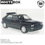 Modelauto 1:24 | Whitebox 124087 | Lancia Delta Integrale 16V Black 1989 Modelauto 1:24 | Whitebox 124087 | Lancia Delta Integrale 16V Black 1989
