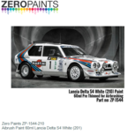 | Zero Paints ZP-1544-210 | Aibrush Paint 60ml Lancia Delta S4 White (201) | Zero Paints ZP-1544-210 | Aibrush Paint 60ml Lancia Delta S4 White (201)