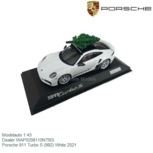 Modelauto 1:43 | Dealer WAP0208110NTBS | Porsche 911 Turbo S (992) White 2021 Modelauto 1:43 | Dealer WAP0208110NTBS | Porsche 911 Turbo S (992) White 2021