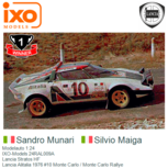 Modelauto 1:24 | IXO-Models 24RAL009A | Lancia Stratos HF | Lancia Alitalia 1976 #10 Monte Carlo / Monte Carlo Rallye Modelauto 1:24 | IXO-Models 24RAL009A | Lancia Stratos HF | Lancia Alitalia 1976 #10 Monte Carlo / Monte Carlo Rallye