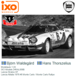 Modelauto 1:24 | IXO-Models 24RAL009B | Lancia Stratos HF | Lancia Alitalia 1976 #6 Monte Carlo / Monte Carlo Rallye Modelauto 1:24 | IXO-Models 24RAL009B | Lancia Stratos HF | Lancia Alitalia 1976 #6 Monte Carlo / Monte Carlo Rallye
