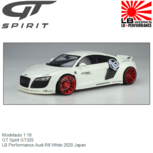 Modelauto 1:18 | GT Spirit GT325 | LB Performance Audi R8 White 2020 Japan Modelauto 1:18 | GT Spirit GT325 | LB Performance Audi R8 White 2020 Japan