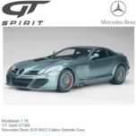 Modelauto 1:18 | GT Spirit GT365 | Mercedes Benz SLR MSO Edition Selenite Grey Modelauto 1:18 | GT Spirit GT365 | Mercedes Benz SLR MSO Edition Selenite Grey
