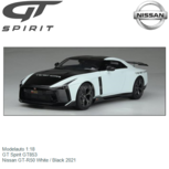 Modelauto 1:18 | GT Spirit GT853 | Nissan GT-R50 White / Black 2021 Modelauto 1:18 | GT Spirit GT853 | Nissan GT-R50 White / Black 2021