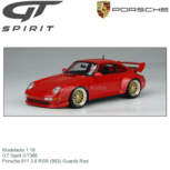 Modelauto 1:18 | GT Spirit GT366 | Porsche 911 3.8 RSR (993) Guards Red Modelauto 1:18 | GT Spirit GT366 | Porsche 911 3.8 RSR (993) Guards Red