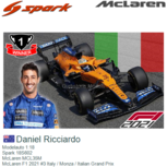 Modelauto 1:18 | Spark 18S602 | McLaren MCL35M | McLaren F1 2021 #3 Italy / Monza / Italian Grand Prix Modelauto 1:18 | Spark 18S602 | McLaren MCL35M | McLaren F1 2021 #3 Italy / Monza / Italian Grand Prix
