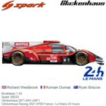 Modelauto 1:43 | Spark S8233 | Glickenhaus 007 LMH LMP1 | Glickenhaus Racing 2021 #708 France / Le Mans 24 Hours Modelauto 1:43 | Spark S8233 | Glickenhaus 007 LMH LMP1 | Glickenhaus Racing 2021 #708 France / Le Mans 24 Hours
